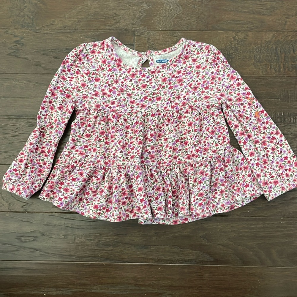 Floral Top Girl 2T